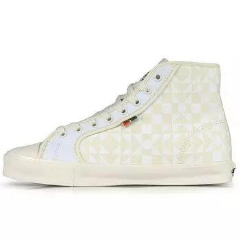 Кроссовки унисекс Vans Taka Hayashi x OG Style 24 LX Checkerboard — классические белые, кремовые, True-White VN0A5HUY50F 36.5