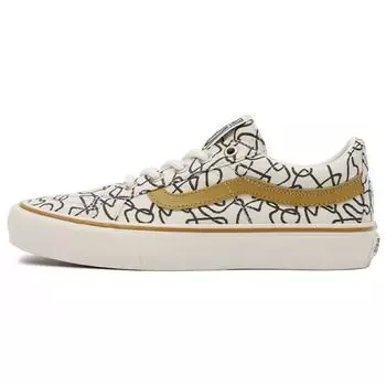 Кроссовки унисекс Vans текстурированные Waves x Sk8-Low Reissue Marshmallow Abstract кремовый мульти VN0A4UWIB83 36.5