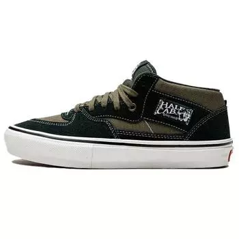 Кроссовки унисекс в стиле милитари Vans Skate Half Cab Scarab зеленые VN0A5FCD9CR 44.5