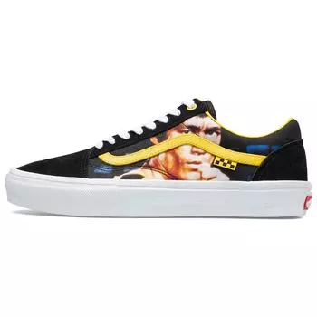 Кроссовки Vans Bruce Lee X Old Skool Slip Resistant Durable Low Top для скейтбординга Унисекс, черные VN0A5FCBY23 37