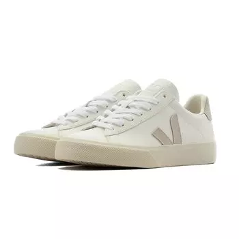 Кроссовки Veja CAMPO Leather Campo Chrome Free Кроссовки Veja Low Cut Leather Sneakers Simple Elegant Classics EXTRA WHITE NATURAL Белый x Light Grey
