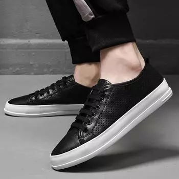 Кроссовки Ventilate Мужская обувь Мужские кроссовки Теннисные мужские повседневные туфли для мужчин Легкая прогулочная новая спортивная обувь для активного отдыха Мужские туфли на плоской подошве 38 чёрный