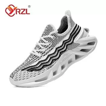 Кроссовки YRZL мужские кроссовки унисекс дышащая сетка удобные спортивные кроссовки для мужчин нескользящая спортивная обувь для мужчин 37 красный