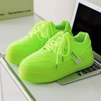Кроссовки зеленые на платформе мужские уличные оригинальные кожаные дизайнерские кроссовки для мужчин модные повседневные толстые подошвы мужские кроссовки для скейтбординга 39