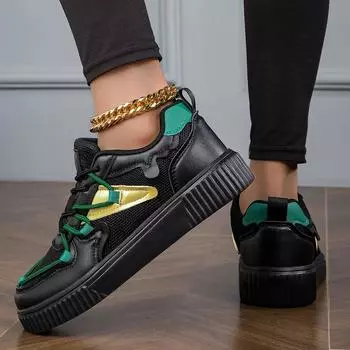 Кроссовки Женская обувь Женские легкие сетчатые дышащие универсальные повседневные туфли черные кроссовки для мужчин и женщин 39