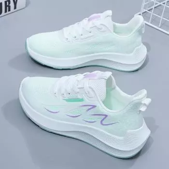 Кроссовки женские 2025 весна-лето новые популярные универсальные женские кроссовки сетчатые дышащие легкие тонкие кроссовки с плетением 36