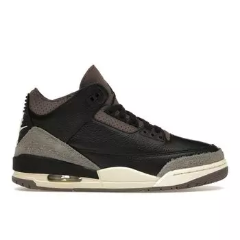 Кроссовки женские A Ma Manire x Air Jordan 3 Retro While You Were Sleeping, черные, плоские, оловянно-фиолетовые, FZ4811-001 35.5