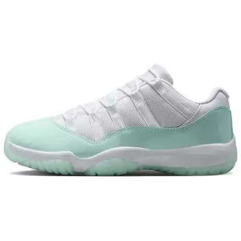 Кроссовки женские Air Jordan 11 Retro Low Igloo зеленые белые AH7860-103 38.5