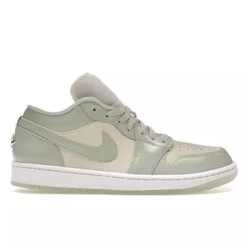 Кроссовки женские Air Jordan 1 Low SE Seafoam Sail зеленые металлик-серебристый белый HF4078-100 36