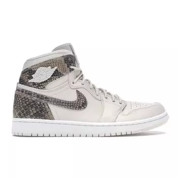 Кроссовки женские Air Jordan 1 Retro High Premium Phantom белые AH7389-004