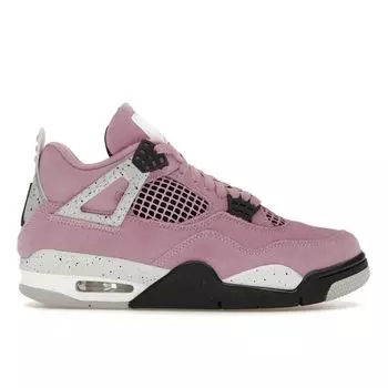 Кроссовки женские Air Jordan 4 Retro Orchid фиолетовые нейтрально-серые черные AQ9129-501 43