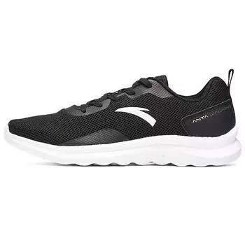 Кроссовки женские Anta Breathable Low-Top, черные, белые, 112027711-4 41