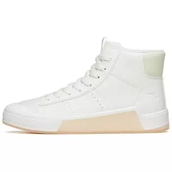 Кроссовки женские Anta Casual High-Top Skate Shoes White Green 122148071-2 37.5