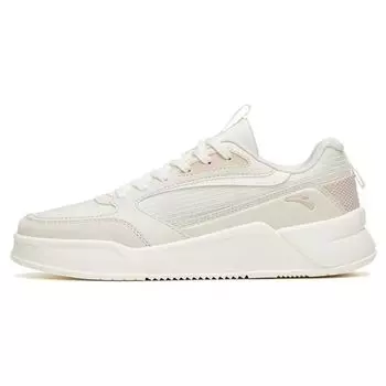 Кроссовки женские Anta Gel Elastic Non-Slip Wear-Stick Low-Top Sneakers White Grey Pink 922328033-1 36