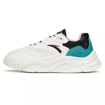 Кроссовки женские Anta Lifestyle Series Mesh Low-Top с амортизацией, белые, синие, 122148860-3 36.5