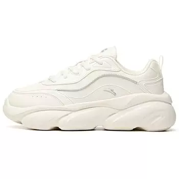 Кроссовки женские Anta Meow Claw Shock Absorbing Non-Slip Wear-Stick Dad Shoes Ivory-White 922358894-1 38