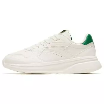 Кроссовки женские Anta Shock Absorbing Non-Slip Wear-Stick с низким верхом для спорта и повседневной носки White Green 922248830-5 39