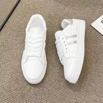Кроссовки женские кроссовки спортивная обувь спортивные кроссовки для скейтбординга лоферы женские спортивные белые повседневные элегантные модные стильные 35