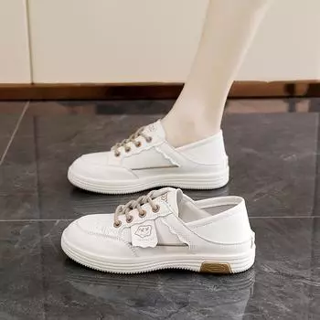 Кроссовки женские летние 2024 года новые сетчатые дышащие мягкие подошвы белые туфли популярные модные повседневные туфли G0 35 хаки