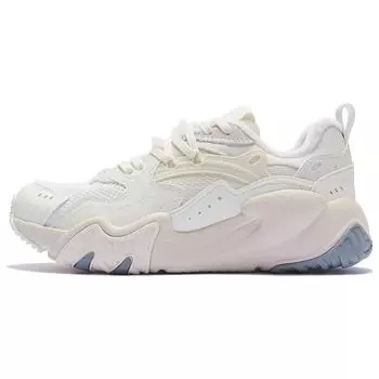 Кроссовки женские Li Ning Cat Paw Lite, удобные, теплые, с низким верхом, розовые, белые AGLS214-2 38