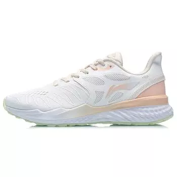 Кроссовки женские Li Ning Cloud Technology с дышащей низкой подошвой, белые, оранжевые ARHR072-2 35