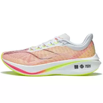 Кроссовки женские Li Ning Feidian 3.0 Challenger универсальные амортизирующие нескользящие износостойкие с низким верхом розовые белые ARMT038-1 36