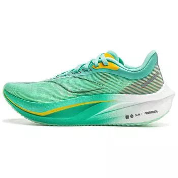 Кроссовки женские Li Ning Feidian 4 Challenger Carbon Plate Light-Green Yellow ARMU006-8 36