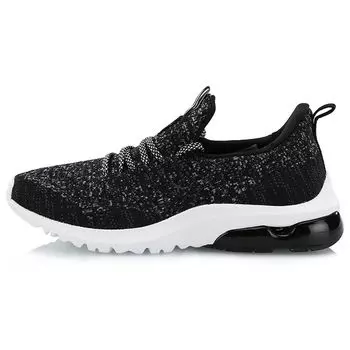 Кроссовки женские Li Ning Half Palm Air Cushion трикотажные низкие кроссовки черные белые AGCN084-1 35
