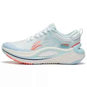 Кроссовки женские Li Ning Lijun 6 Reflective Stability Lightweight Low-Go, белые, синие, ARZS002-8 37