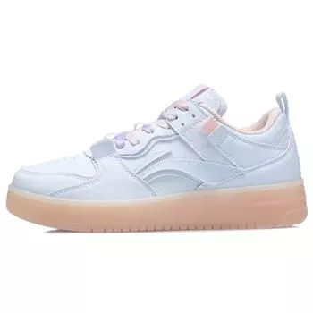 Кроссовки женские Li Ning Mici Pro Wrap теплые нескользящие низкие для скейтбординга белые AGCR314-1 35