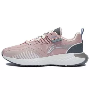 Кроссовки женские Li Ning Protective Cloud Shock Absorbing Non-Slip Durable Low-Top Running Shoes Rose-Pink AGLR234-2 35