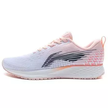 Кроссовки женские Li Ning Red Rabbit 4 с низким верхом, амортизирующие, нескользящие, прочные, белые, розовые, ARMS040-1 40
