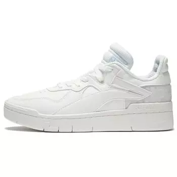 Кроссовки женские Li Ning Superwave Lo легкие и прочные с низким верхом для скейтбординга, белые AGCS008-2 37