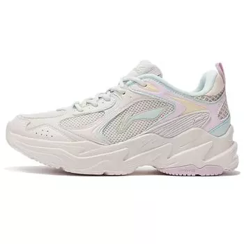 Кроссовки женские Li Ning Trendy Running Shoes White Pink ARLS008-4 38