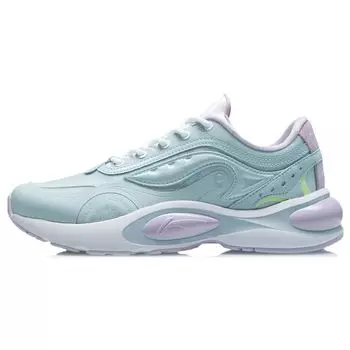 Кроссовки женские Li Ning V8 Non-Slip Low-Top Running Shoes Blue White ARHR056-4 35