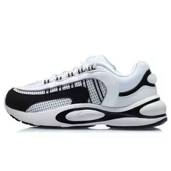 Кроссовки женские Li Ning V8 с нескользящей подошвой, износостойкие, белые, черные ARHQ172-4 35