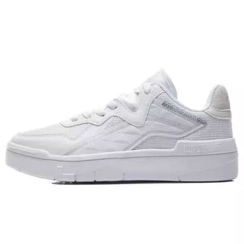 Кроссовки женские Li Ning We Wu с нескользящей подошвой, износостойкие, для скейтбординга, белые AGCR156-1 39