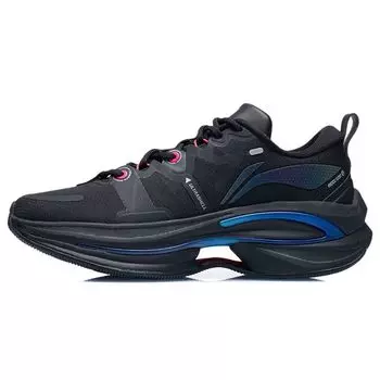 Кроссовки женские Li Ning Wu Shi 5S 1.0 с нескользящей подошвой и износостойкостью, черные ARSR032-1 36