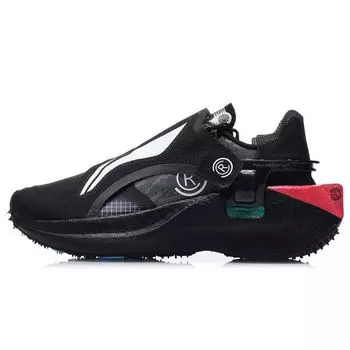 Кроссовки женские Li Ning Youxia с низким верхом, амортизирующие, нескользящие, прочные, черные ARHQ152-1 35