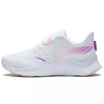 Кроссовки женские Li Ning Yue Ying 1.0 Ultra Light Breathable Low Top White Purple ARHS028-1 35
