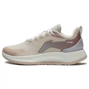 Кроссовки женские Li Ning Yue Ying Element с низким верхом, нескользящие, износостойкие, дышащие, серые ARHS008-10 35