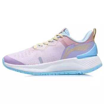 Кроссовки женские Li Ning Yue Ying Essential Shock Absorbtion Reflective Low Top, розовые, фиолетовые, ARHR108-5 35