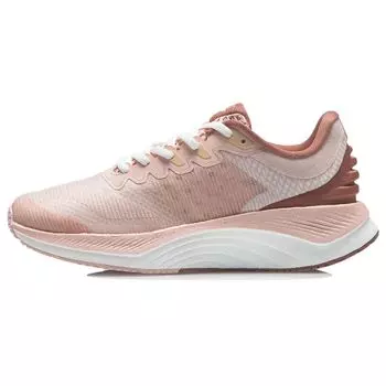 Кроссовки женские Li Ning Yue Ying с низким верхом, амортизирующие, износостойкие, нескользящие, персиково-оранжевые ARHR128-4 35