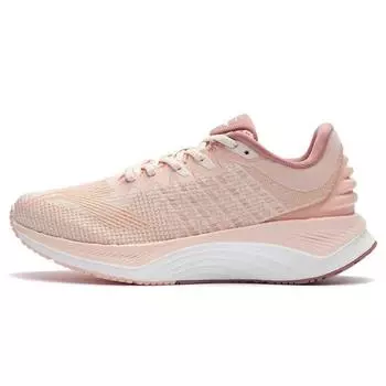 Кроссовки женские Li Ning Yue Ying с низким верхом, амортизирующие, нескользящие, износостойкие, розовые, белые ARHR146-4 37