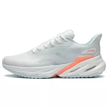 Кроссовки женские Li Ning Yuedong 2.0 с амортизацией, износостойкие, с отскоком, низкие, белые, синие ARST030-3 39