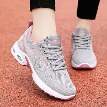 Кроссовки женские модные сетчатые дышащие туфли для женщин кроссовки на платформе летние женские роскошные дизайнерские туфли Zapatos De Mujer 36 розовый