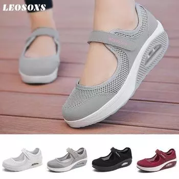 Кроссовки женские, мягкие, удобные, модные, легкие туфли-лодочки на плоской подошве, супер легкая повседневная вулканизированная обувь без застежки «Джокер», женская обувь 35 серый