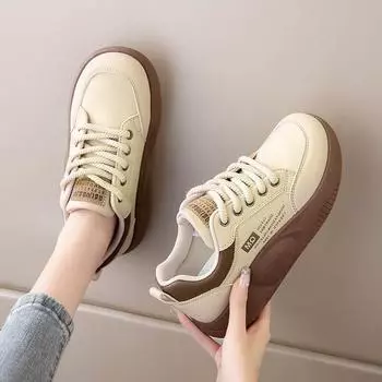 Кроссовки женские на весну и осень, верхняя одежда для полных, новые модели для беременных, нескользящая женская обувь с мягкой подошвой, на широкую ногу 35