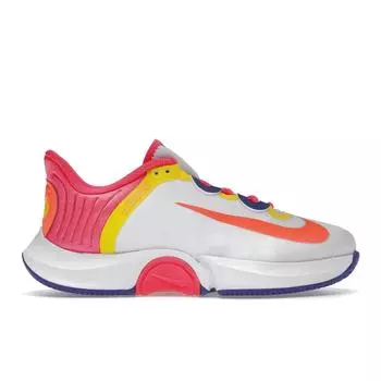 Кроссовки женские Naomi Osaka x NikeCourt Air Zoom GP Turbo White Hyper Pink Opti-Yellow Hyper-Crimson DX8853-101 35.5