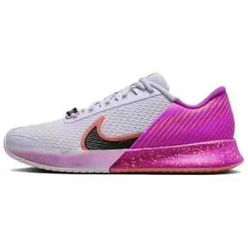 Кроссовки женские NikeCourt Air Zoom Vapor Pro 2 Premium HC NYC Tournament Pack фиолетовые, едва виноградные, ярко-виноградные FQ7267-500 36.5